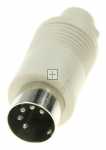 Ps/2-socket/din-plug - Keyboard Adaptor 6p Mini-din Socket->5p Din Plug
