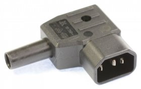 Bachmann Iec Plug - 915.172 Iec Plug 70°c Black, Screwed Connections