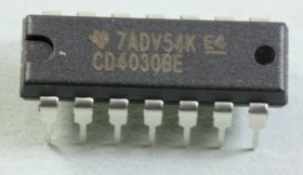 Texas Instruments Ic - Cd4030 Ic Cmos 4030, Dip-14