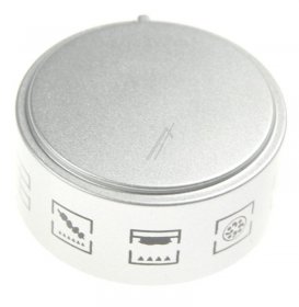 Button - C00254073 Elektro-ofenknopf Alu [Whirlpool Indesit]