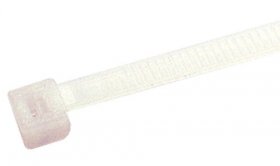 Asci Cable Ties - E 2 W Cable Ties White , 200 X 2.5 Mm 100 Pcs. -