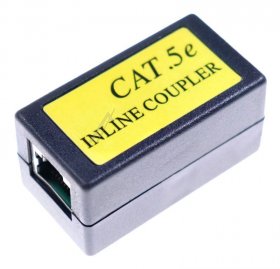 Com Western Socket/western Socket - Com Rj45 Verbinder, 2x Buchse, Vollgeschirmt, Cat5e