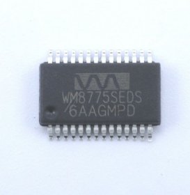 Samsung Various Ics - 1002-001483 Ic-a-d Converter Wm8775seds-r 24bit Ssop