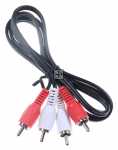 Yamaha Stereo Cable Phono Plug - Vcj24600 Rca Stereo Cable 1m 3p Re-wh-gnd 1pc