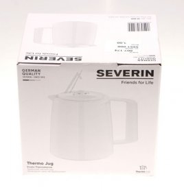 Severin Thermo Cup - Thermokanne Weiss Mit Schraubdeckel