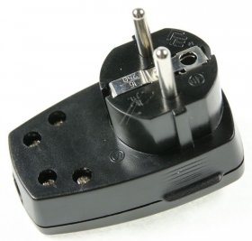 Bachmann Plug - -winkelstecker Schwarz M.2-pol.wippschalter