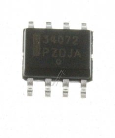 On Semiconductor Operational Amplifier Ic - 34072 Ic Operationsverstarker, Smd Soic-8