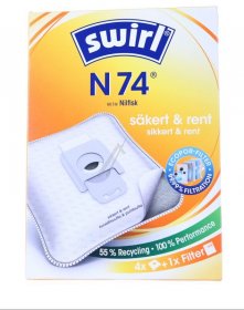 Melitta Vacuum Cleaner Bags - N74 -99763 6778490 N74 -99763 Vacuum Cleaner Bags Mp Airspace Green Line 4 Pieces