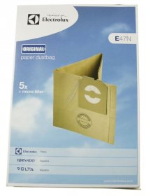 Vacuum Cleaner Bags - E47n 9001959593 E47n 5 Bags+1mcf [Electrolux Aeg]