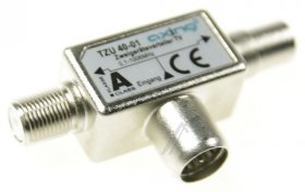 Axing Sat-, Bk- And Terrestrial Div - Tzu 40-01 Zweigerateverteiler Aufsteckverteiler 0,1-1006 Mhz Multimedi