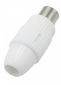 Axing Coaxial Socket - Ckk 1-00 Iec Kupplung Mit Schraubanschluss