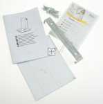 Fixings And Brackets - C00635564 488000635564 Kit Guide Visor Lg Dx-sx+ Hinge [Whirlpool Indesit]