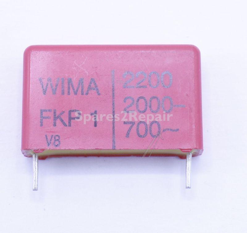 Wima Fkp1 Pulse Capacitor - 2200pf-2000v Fkp1u012205d00kssd Fkp1 Pulse Capacitor Rm=22 5mm -rohs-compliant-
