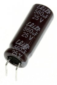 Vestel 25v Radial Electrolytic 105 De - 560uf-25v Capel 560uf 25v M105c1050ma 8x20shaleft