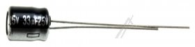Panasonic 25v Radial Electrolytic 105 De - 33uf-25v Elko Radial Pan Capacitor 105° 6,3x7mm