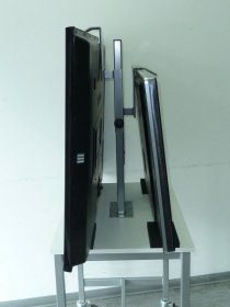 Fg Technik Repair Stand Flat Tv - Flat-tv Double Screen Support To Attach To Trolley Or Table