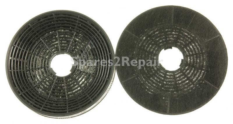 Silverline Carbon Filter - Kul2 Yt971 1000 118 Charcoal Filter Set