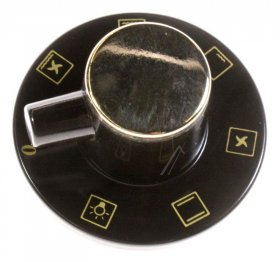 Button - C00039237 482000026376 Oven Programms Knob Brown [Whirlpool Indesit]