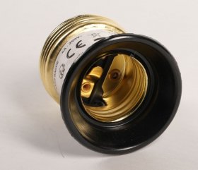 Inotech Socket - E.27 Acier LaitonnÉ Simple Bague Borne De Terre