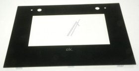 Oven outer Door - Outer Glass Assembly (b-in flat black) [Vestel]