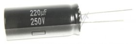 Panasonic 250v Radial Electrolytic 105 D - 220uf-250v Elco Radial Pan 105° 18x40mm