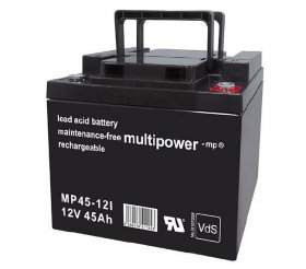 13,0v Lead Batteries From 10ah - 12v-45ah 12v-45000mah Lead Acid Battery Multipower Vds