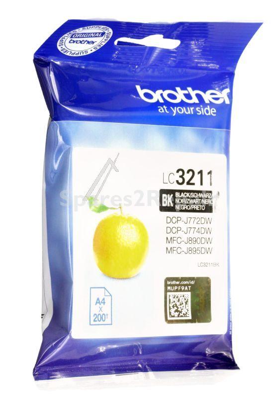 Brother Cartridge - Lc3211bk Cartridge Black