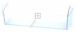 Liebherr Refrigerator - Freezer Door Shelf - 743219100 Balcony Compartment Brackets