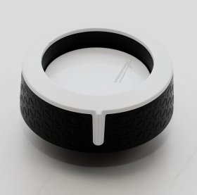 Button - C00729687 488000729687 Knob Assembly-natis Wht Wht Blk [Whirlpool Indesit]