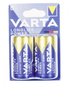 Varta D Alkaline Batteries - Lr20 4920121412 D 1 5v Battery Alkaline Longlife Power Pack Of 2