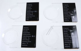 Button - 140196312197 Programme Plate Knob Adhesive [Electrolux Aeg]