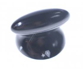 Control Knobs - C00648013 488000648013 Hob Knob Black Country Trend [Whirlpool Indesit]