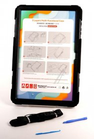 Mobilize Leather Bag Gsm - 29972 Mobilize Rotating Defender Case Stand Function For Samsung Galaxy Tab S9 Ultra-s10 Ultra 14 6 Black