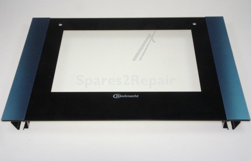 Oven outer Door - C00435634 481010369839 Outer Glass + Support Anti [Whirlpool Indesit]