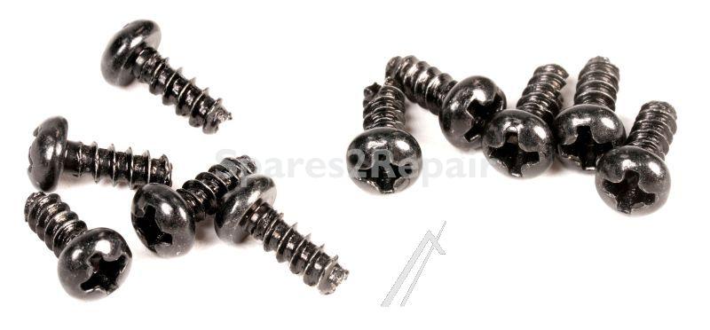 Segway Ninebot Screw - Ab 00 0007 52 Cross Round Head Carbon Steel Black Zinc Plated Self Tapping Screws M3*8