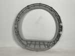 Washing Machine Window Frame - 42303487 Inner Door Plastic-2 Glass-gri [Vestel]