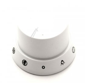 Timer Button - C00850316 488000850316 Knob Function Selector M5 Wht [Whirlpool Indesit]