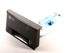 Lg Detergent Dispenser Cover - Agl30047492 Panel Assembly Drawer Vivace 550 Wd 11-6kg Spi English Platinum Black Vivace 550 Wd 11-6kg With Thinq