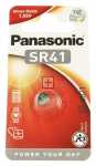 Panasonic 1.55v Button Cell Battery - Sr41 1,55v-200ma Button Cell, Silver Oxide, Pack Of 1