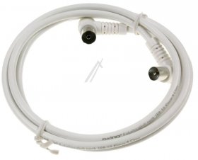 Axing Aerial Connecting Cable - Bak 153-00 Connection Lead Iec, Angled Plug And Socket