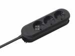 Bachmann Three-way Trailing Socket - 387 170 Smart 3-way Power Strip 1 5m Black