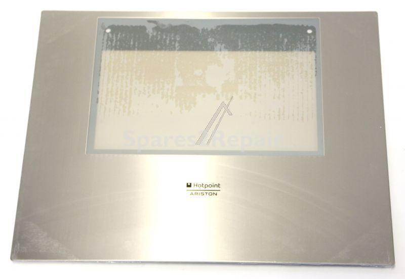 Oven outer Door - C00257330 482000030485 Oven Door Glass Fz61 Ix Ha+ Brackets [Whirlpool Indesit]