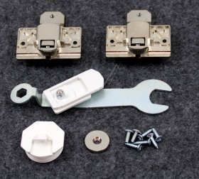 Door Hinges - C00316073 481231039204 Hinge Kit Hettic Wdi1640e [Whirlpool Indesit]