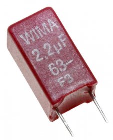 Wima Mks2 Pulse Capacitor - 2,2uf-63v Mks2-capacitor 5,0mm -rohs-konform-
