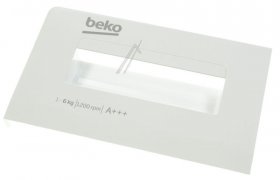 Arcelik Beko Detergent Dispenser, Front Covers - Drawer Board 1-6kg 1200rpm Beko White