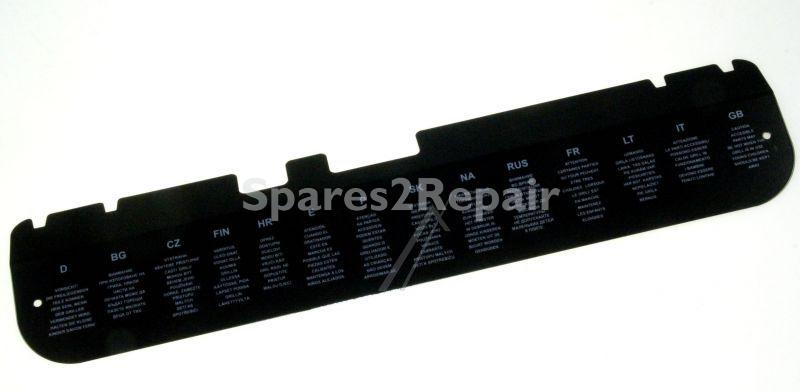 Flap - 20634355 Grill Heat Cover (60*60 black) [Vestel]