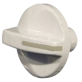 Button - C00047012 482000026636 Knob Burner White Giugiaro [Whirlpool Indesit]