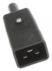 Bachmann Iec Plug - 915.175 KaltgerÄtestecker Gerade Schwarz 16a, 250v, 70°c