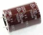 Nippon Chemi Con 450v Radial Electrolytic 105 D - 180uf-450v Elxs451vsn181mq35s Elcap Radial 105° 25x37mm Snap-in