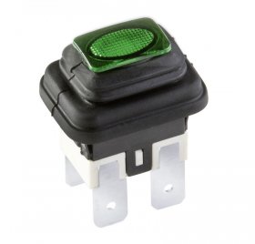 InterbÄr Rocker Switch - Drucktastenschalter Serie 3658 Schwarz-grÜn